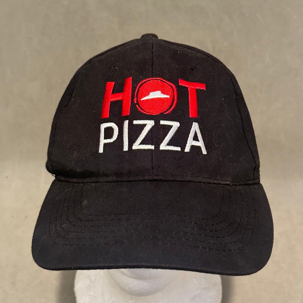 Pizza Hut Hot Pizza No One Outpizzas The Hut Black Baseball Hat Cap Adjustable